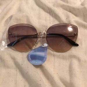 Ocean colored tinted lens sunglasses